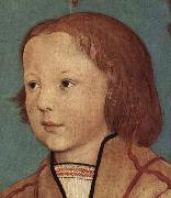 Ambrosius Holbein, Portrat eines Knaben mit blondem Haar